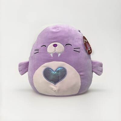 Squishmallow Winnie The Walrus Purple 12 Inch Plush Toy