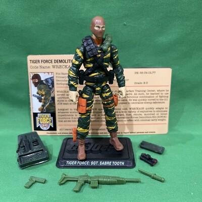2015 GI Joe Convention Exclusive TIGER FORCE SABER TOOTH WRECKAGE JoeCon Rare