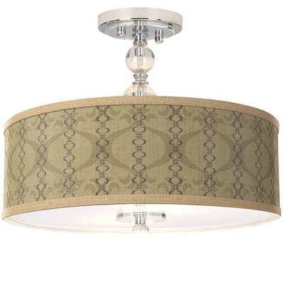 Colette Giclee 16'' Wide Semi-Flush Ceiling Light