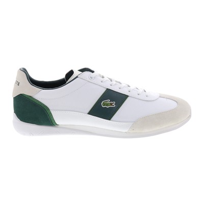 Мужские белые парусиновые кроссовки Lacoste Angular 123 4 CMA Lifestyle 10.5