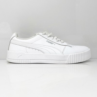 Puma Womens Carina 370325-02 Белая Повседневная Обувь Кроссовки Размер 9.5