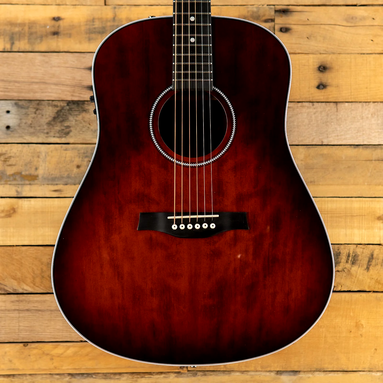Seagull Maritime SWS Mahogany Burnt Umber GT Acoustic-Electric Guitar, Burnt Umb