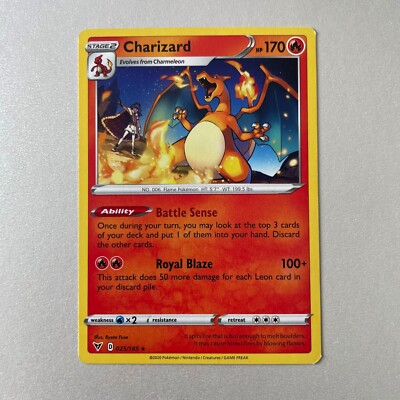 Pokémon Vivid Voltage #25 Charizard Rare