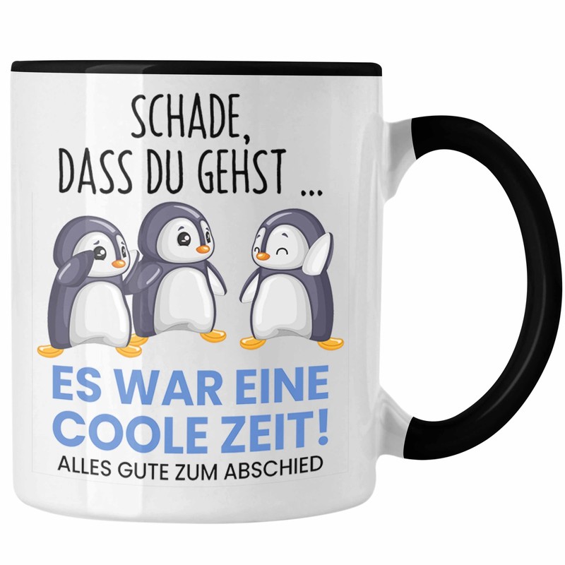 Trendation - Schade Dass Du Gehst Tasse Geschenk Zum Abschied Jobwechel Abschied