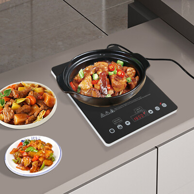 DT1-3 Electric Ceramic Stove, 1800W Electric Cooktop, Countertop Single Burner