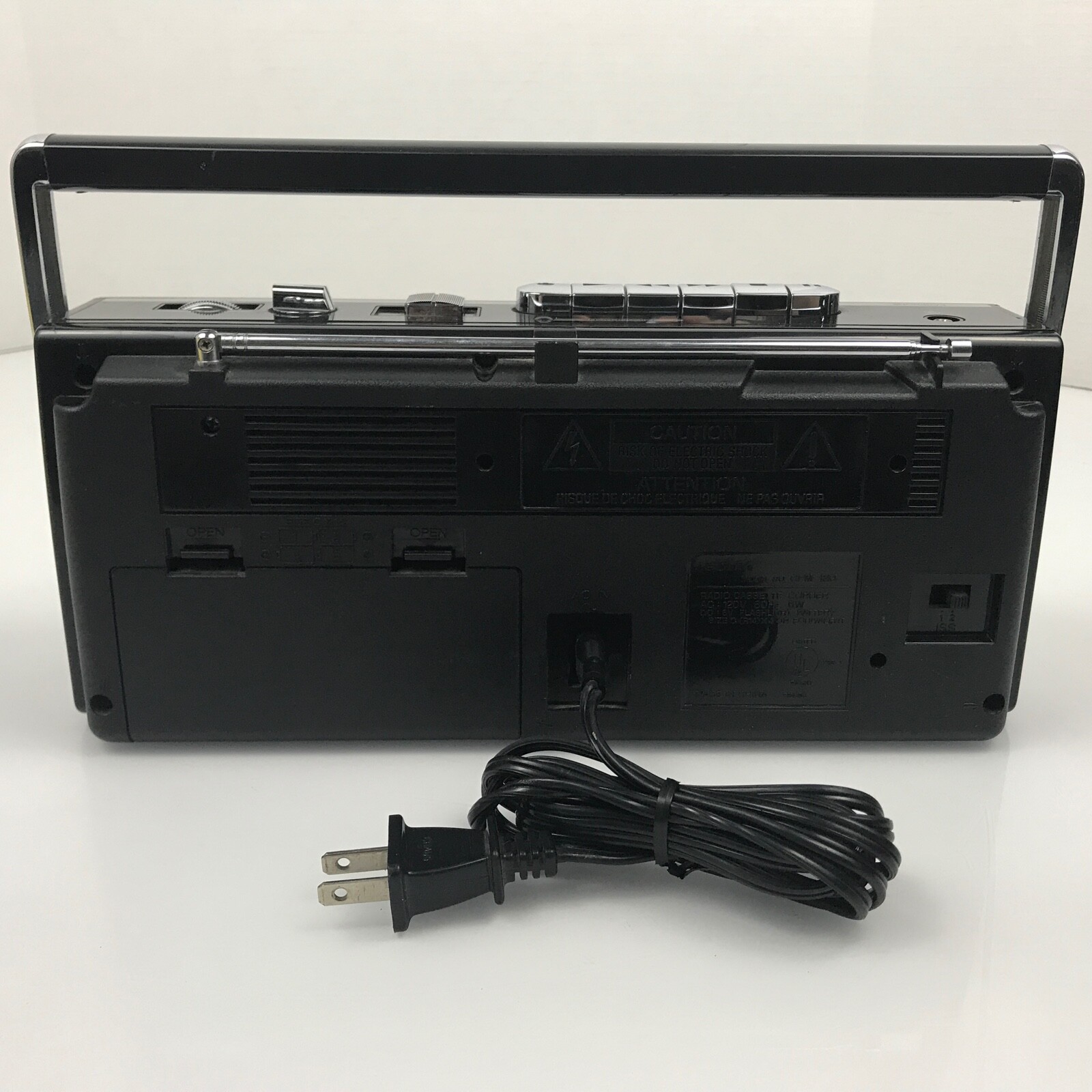 Sony Portable Radio Cassette-Corder CFM-130 Tested & Working 3.E1