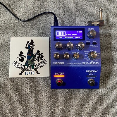 BOSS SY-200 Synthesizer Guitar Synthesizer Guitar Effector Used From Japan