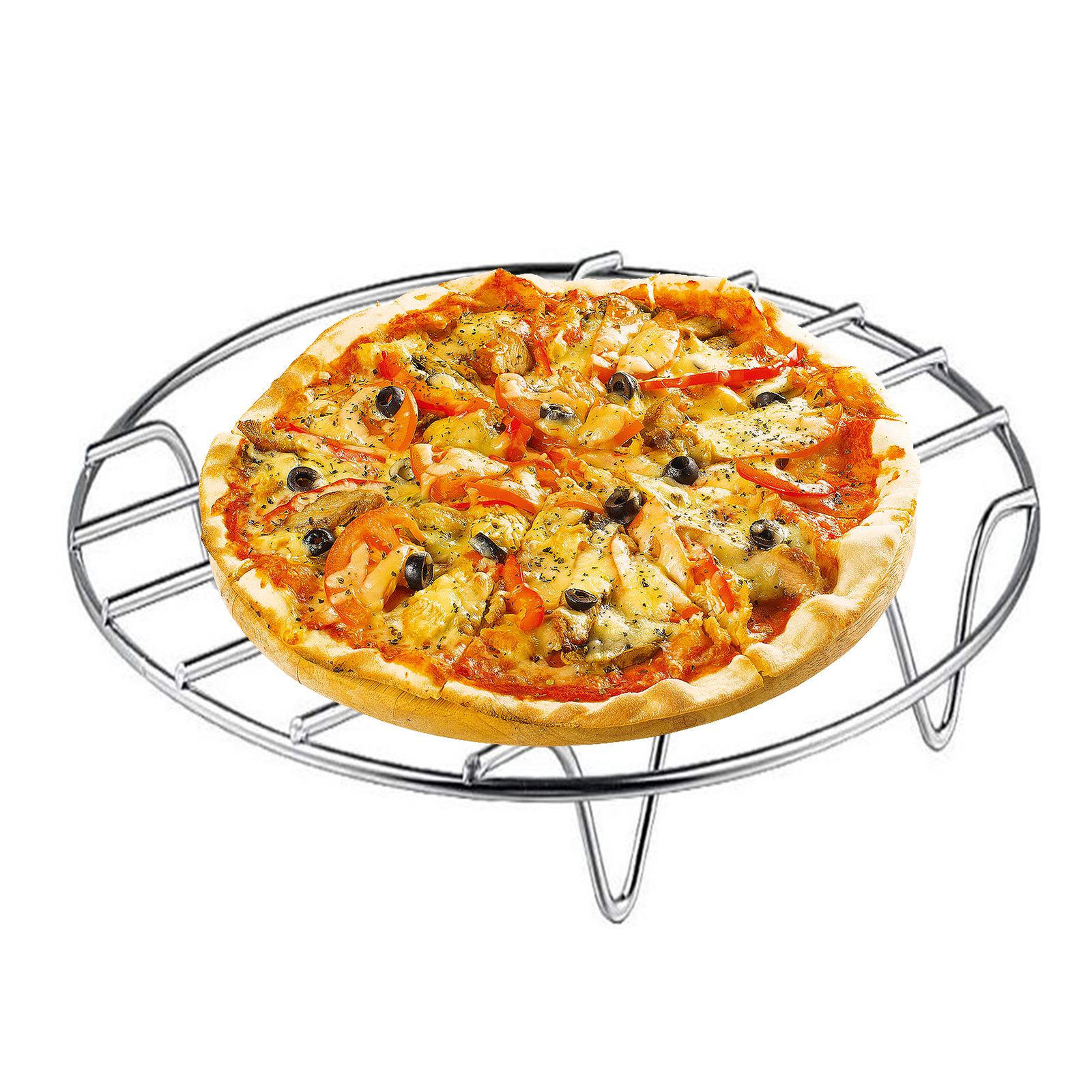 Steamer Rack Trivet w/ Handle Compatible with Instant Pot Accessories Grill Rack