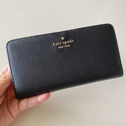 Kate Spade Reegan Tweed Flap Wallet Crossbody Cherrywood