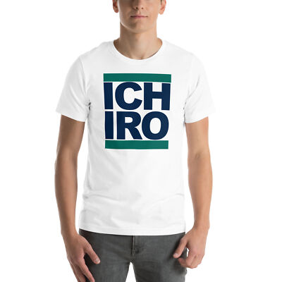 ICHIRO SUZUKI Run Style T-SHIRT Seattle Mariners All-Star Baseball HOF Yankees
