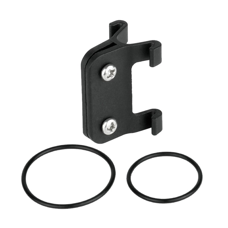 Bike Triathlon Race Number Plate Mount Bicycle Seatpost Holder with Rubber Band