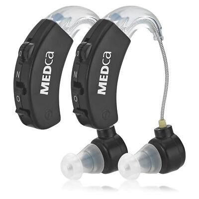 Behind the Ear Sound Amplifier - BTE Hearing Ear Amplification Device and Dig...
