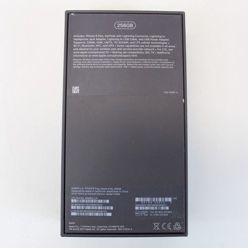 iPhone 8 And 8 Plus Boxes 4 Empty Box BOX ONLY! Black