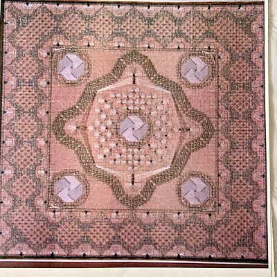 Jean Hilton's Needlepoint Designs Surprise An Elegant Study Fibers and Colors