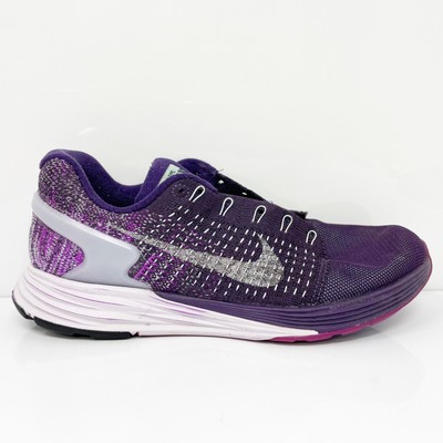 

Кроссовки для бега Nike Womens Lunarglide 7 Flash 803567-500 фиолетовые, размер 8, Фиолетовый, Lunarglide 7 Flash