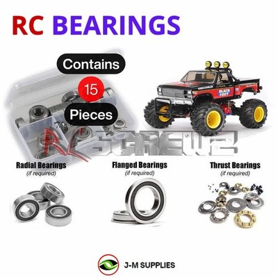 RCScrewZ Rubber Shielded Bearings tam209r for Tamiya Blackfoot 2016 58633 | SET