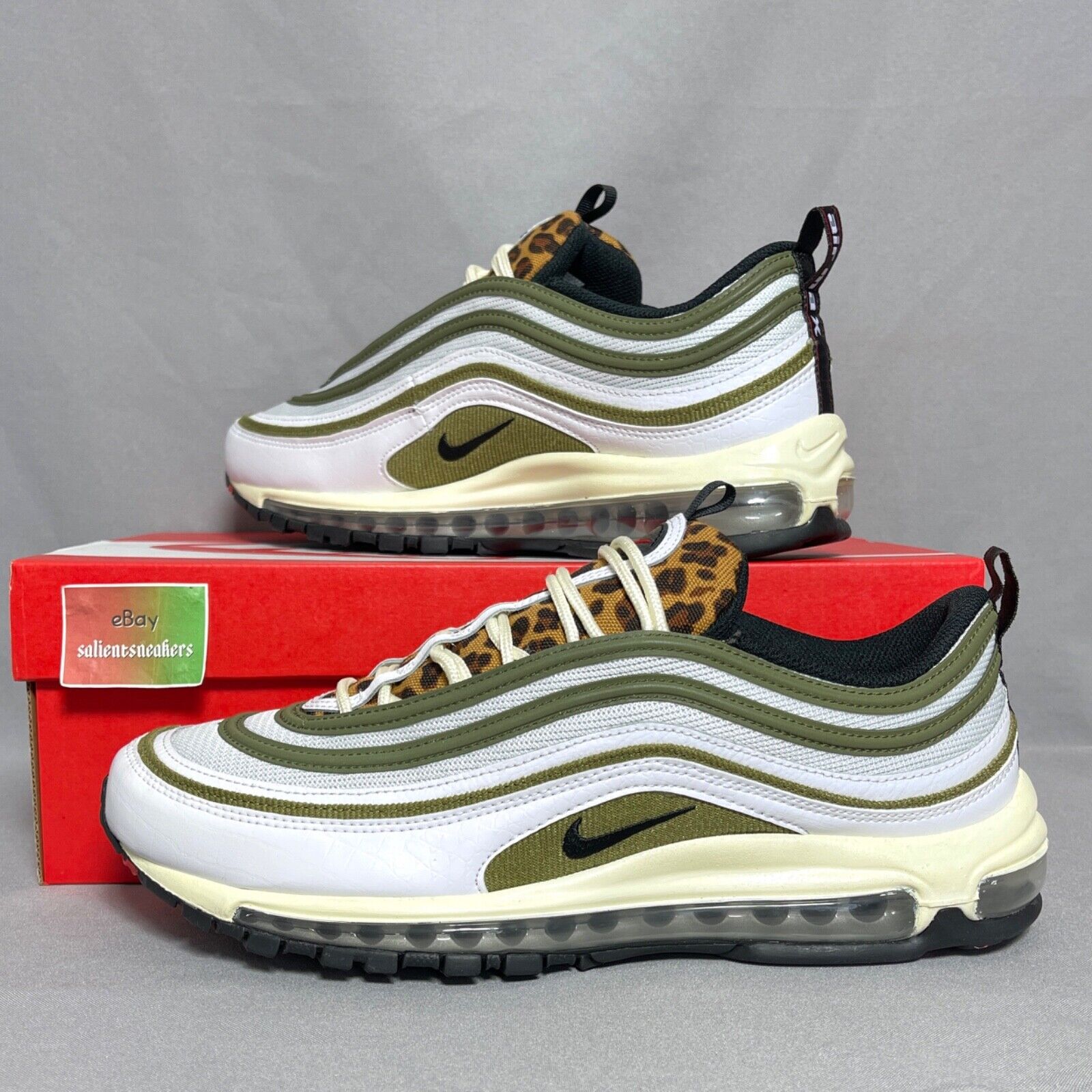 Nike Air Max 97 UK11 DX8973-100 white black coconut milk Nike Air Max 97 UK11 DX8973-100 white black coconut milk
