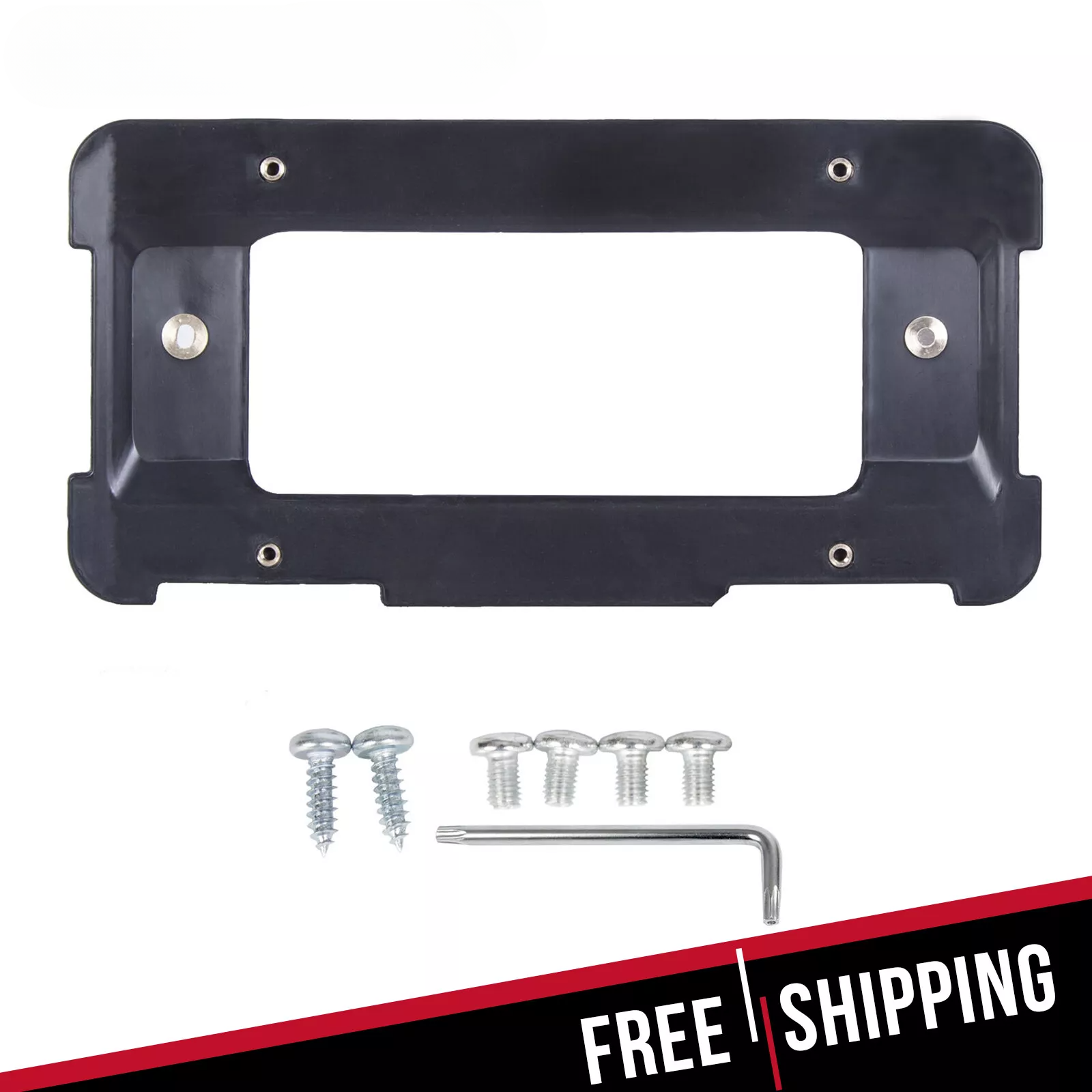 Rear License Plate Mount Frame Holder Bumper Bracket for BMW + 6 SCREWS