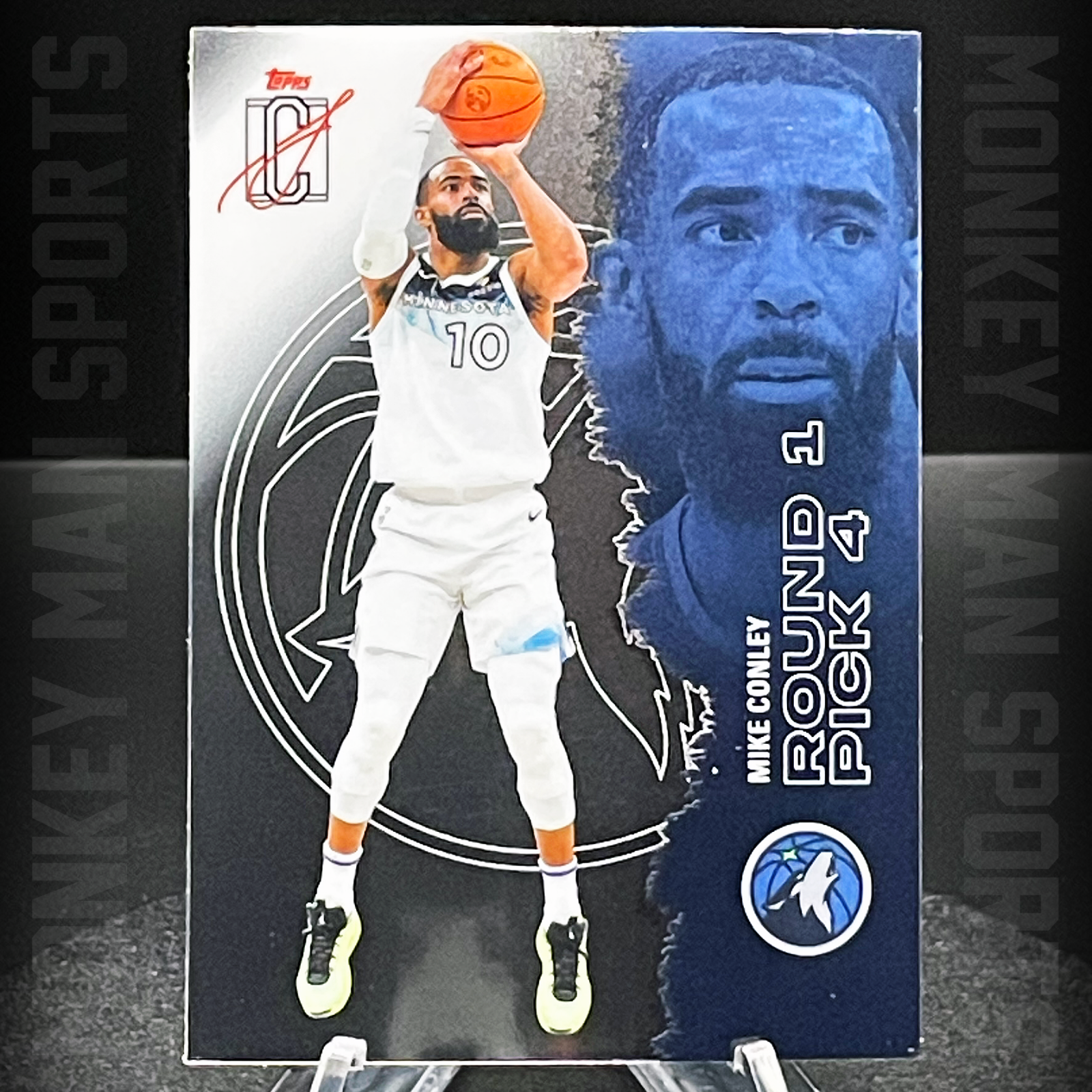2025-26 Signature Class - Mike Conley - #28 CHROME TIMBERWOLVES MINT