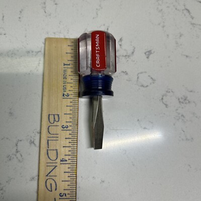 Craftsman - 4151  WF- 1/4'' Flathead Slotted Stubby Screwdriver - Made in USA