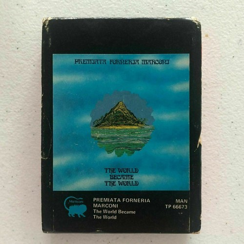 PREMIATA FORNERIA MARCONI World Became the World MANTP66673 8 Track Tape 1974