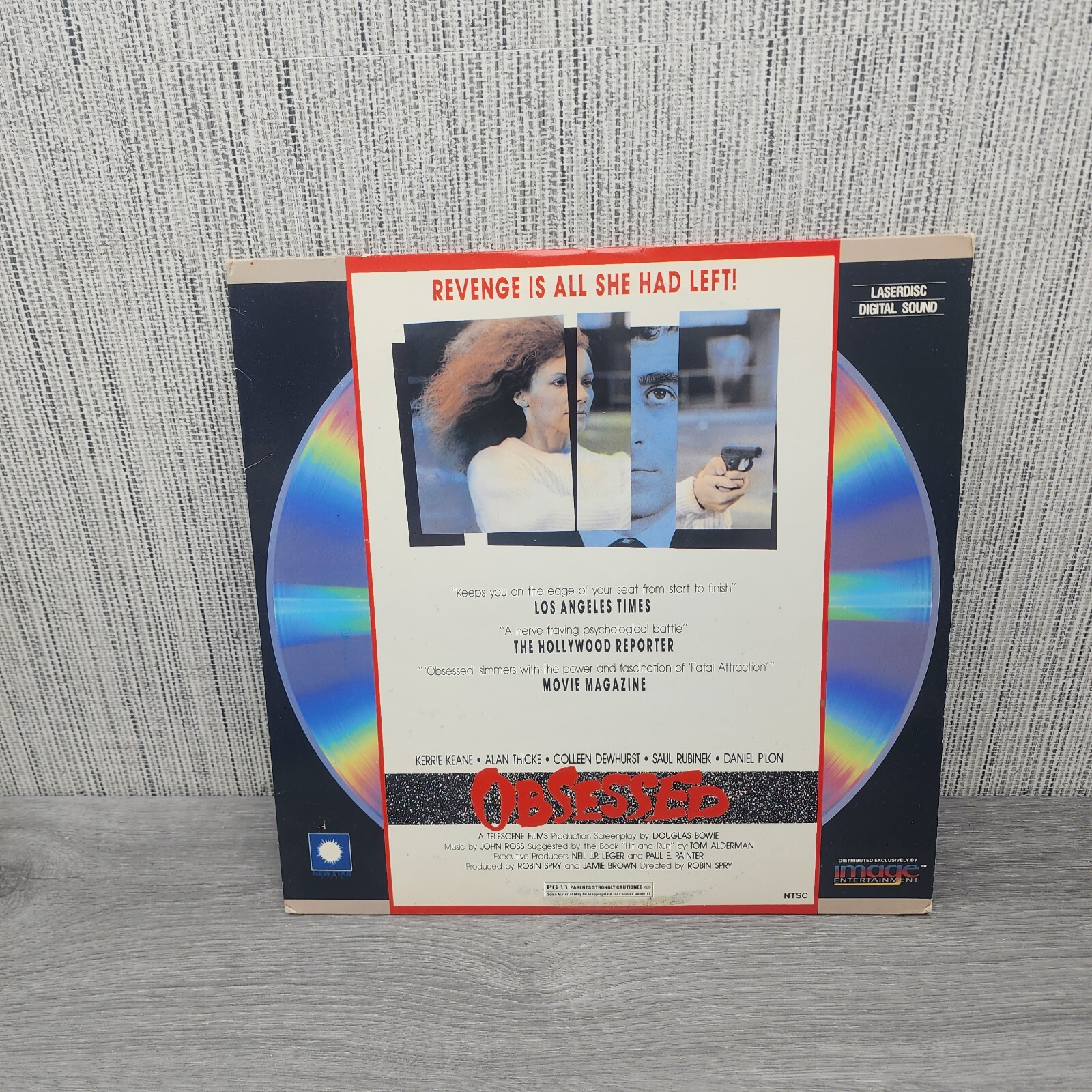 OBSESSED 1987 HITTING HOME LD Laserdisc DVD Canadian