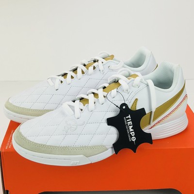 nike tiempo ronaldinho white gold