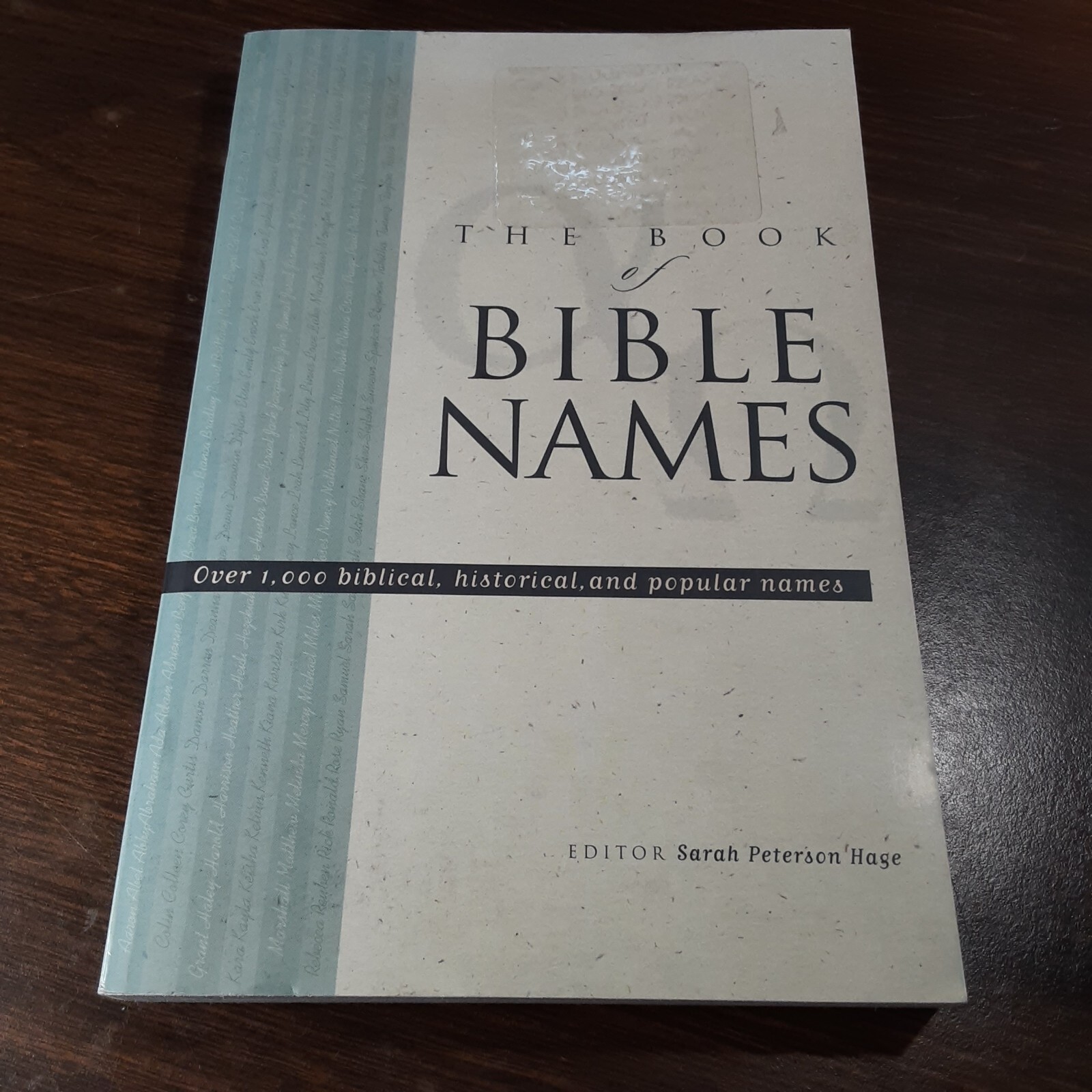The Book of Bible Names by Sarah Peterson Hage - H52 | eBay