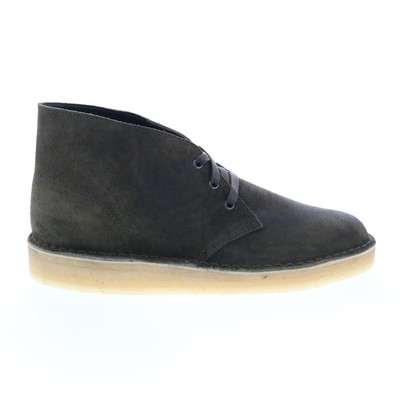 

Clarks Desert Coal 26161692 Мужские зеленые замшевые ботинки Desert на шнуровке, Зеленый, Clarks Desert Coal