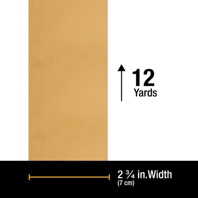 Dura-Gold 180 Grit Gold Longboard Sandpaper Roll 2-3/4" Wide, 12yds, Hook & Loop