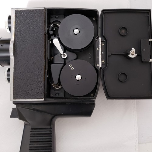 Bolex Paillard K2 8mm Camera With Case and Kern Vario-Switar Lens f=8 - 36mm