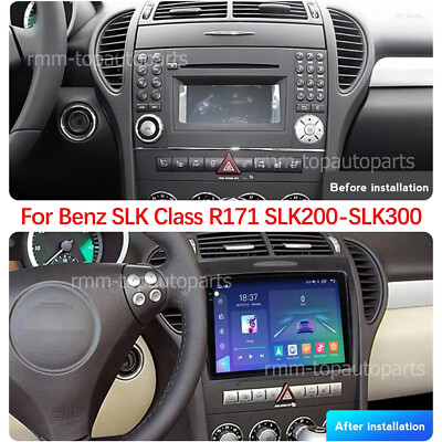 Android 13 For Mercedes Benz SLK 2004-2010 CarPlay Car Radio Stereo FM GPS Navi