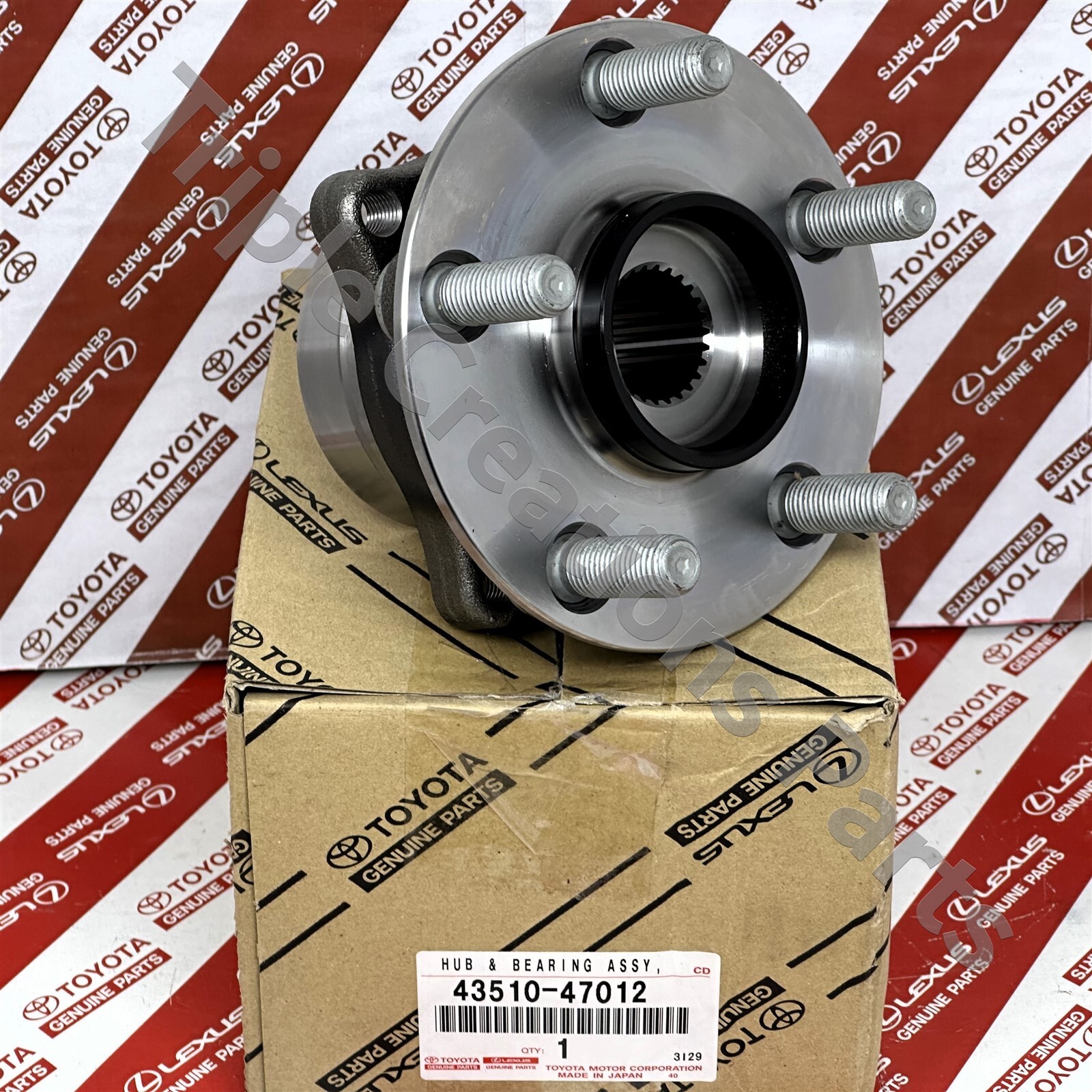 Toyota Genuine 43510-47012 Hub Sub-Assy Front Axle LH or RH