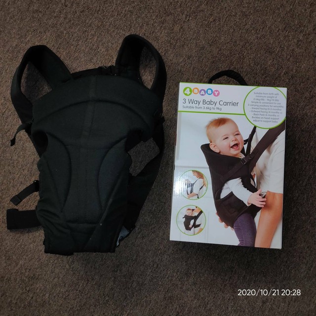 4baby 3 way baby carrier
