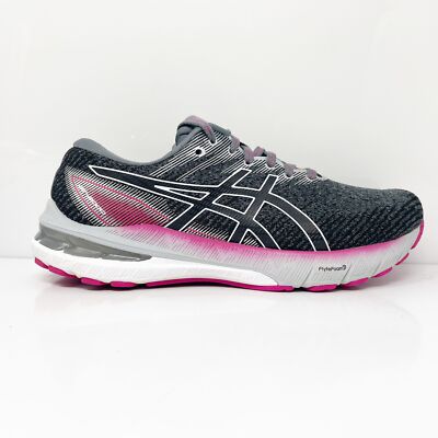 Asics Womens GT 2000 10 1012B044 Черные кроссовки для бега Размер 8 Широкие