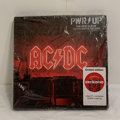 Power Up Vinyl LP Album by AC/DC Record 2020 Limited Edition with T-shirt R1