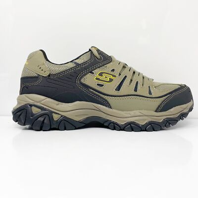 

Skechers Mens After Burn Memory Fit 50125EWW Серые повседневные кроссовки, размер 9, Серый, After Burn Memory Fit