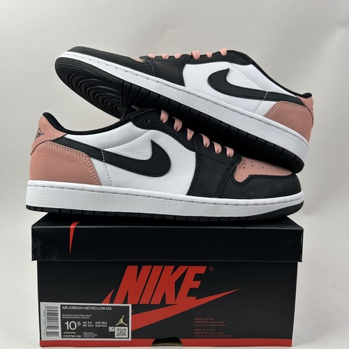 Nike Air Jordan 1 Retro Low OG “Bleached Coral/Pink Black