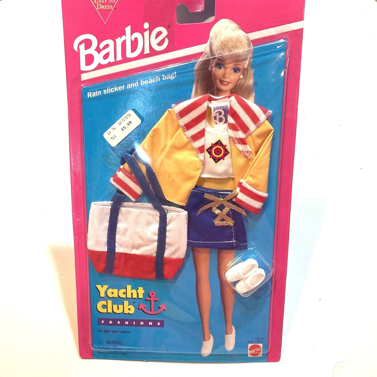 Barbie Clothes : Yacht Club Fashions in Mattel 13018 NRFP Barbie Clothes : Yacht Club Fashions in Mattel 13018 NRFP