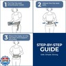Toddler Hip Carrier with Extender, 8-in-1 Ergonomic Hip Carrier for Baby Holder for Toddlers and Newborns, Upto 45 Lbs Padded Baby Side Carriers with Safety Buckles, Non-Slip Seat, Storage Pocket, Gray
