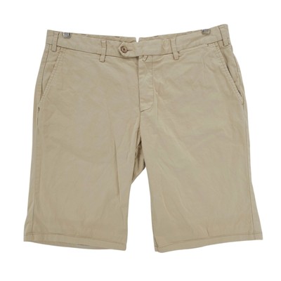 SUITSUPPLY Bennington Shorts Cotton Stretch Beige Size US 32