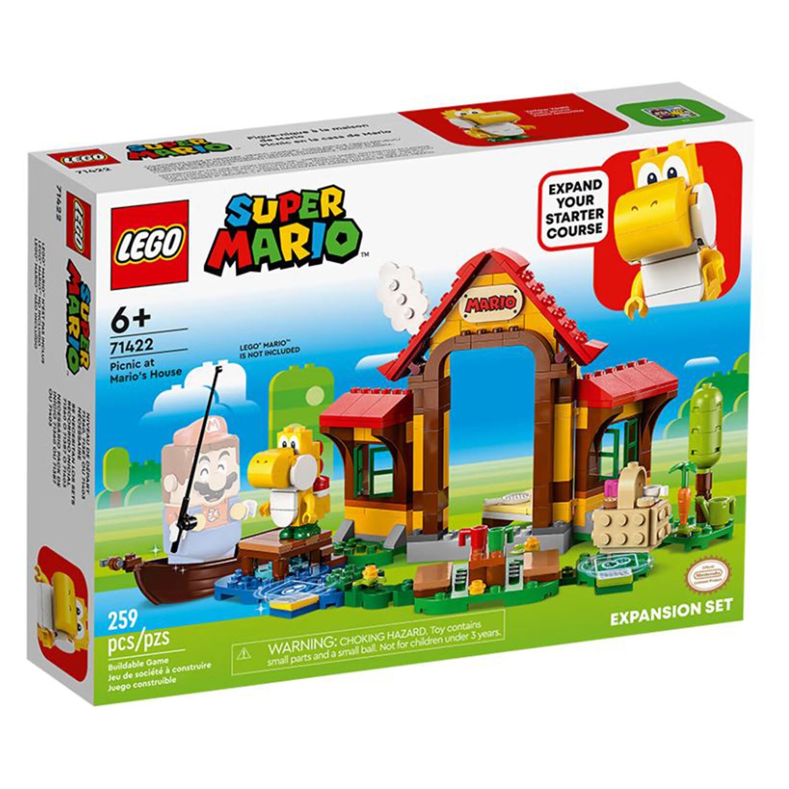 Конструктор LEGO Super Mario Пикник в доме Мариоса 71422 НОВЫЙ