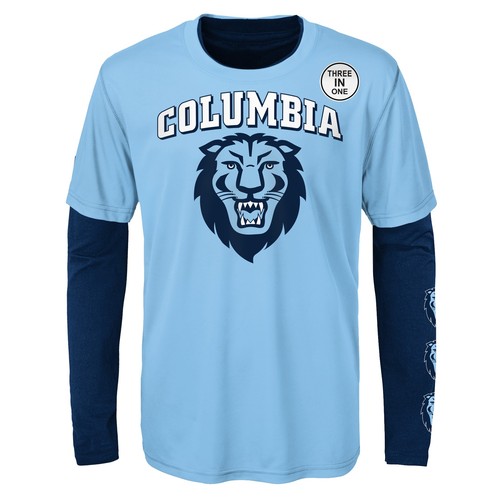 Outerstuff NCAA Kids Columbia Lions For The Love of the Game Комбинированная футболка 3 в 1