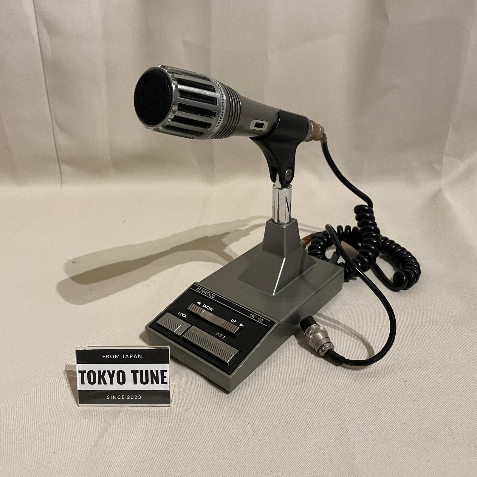 ケンウッド　MC-60 スタンドマイク　外箱のみ有 美品！ ケンウッド MC-60 スタンドマイク 外箱のみ有 美品！