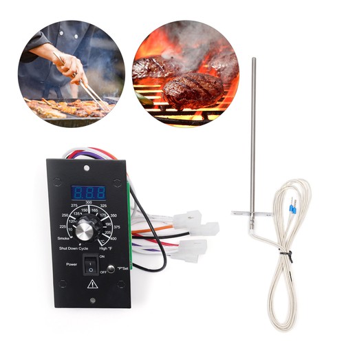 Digital Thermostat Kit BBQ Grill Temp Control Panel
