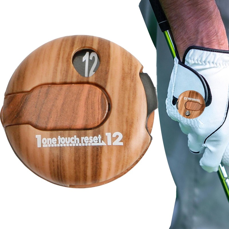 Counter Golf Score Counter With Wood Grain Design Mini Golf
