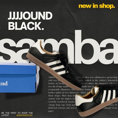 Adidas Samba OG JJJJound Black Size 8.5 | ID8707 | Brand New | Ships in 1 Day