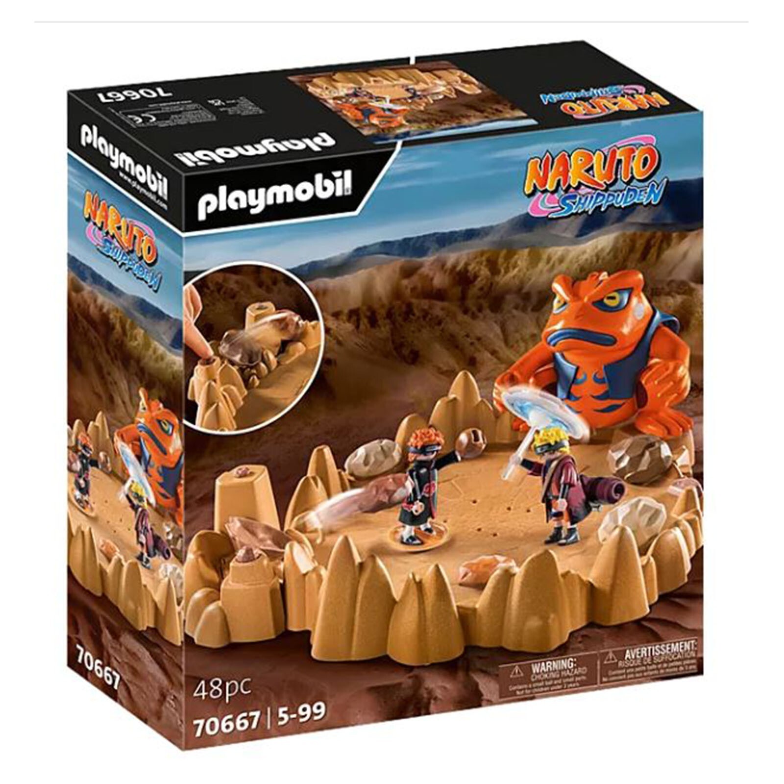 Конструктор Playmobil Naruto Shippuden Наруто против боли 70667 НОВЫЙ В НАЛИЧИИ