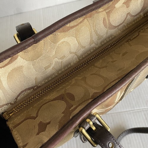 coach patchwork leather tote bag