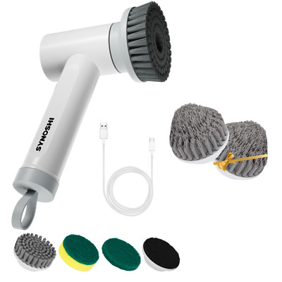 | SYNOSHI  | Electric Spin Scrubber with Cone Heads Included ! SET !